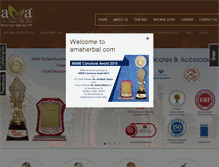 Tablet Screenshot of amaherbal.com